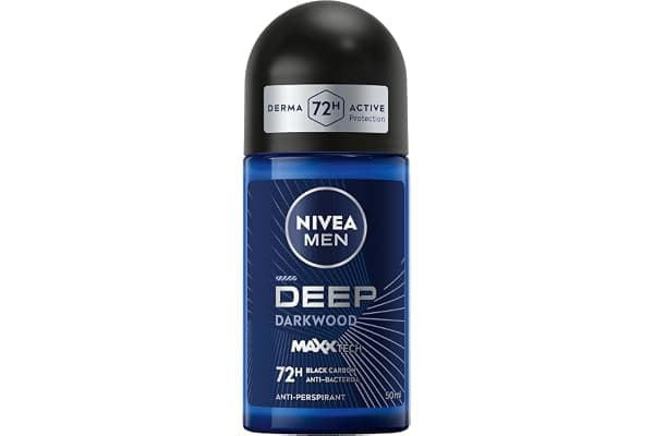 NIVEA MEN Deep Black Carbon Antiperspirant Roll-On