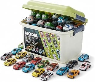 KIDSZONE 20-Pack Mini Pull-Back Race Cars