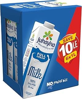 JUHAYNA Full Cream Milk Multipack – 6 × 1L